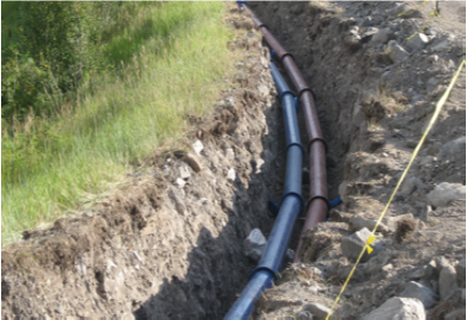 Pipe in ground