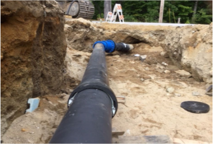 pipe in ground