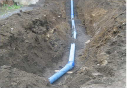 Pipe in ground